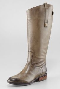 Sam Edelman Olive Green Penny Leather Riding Boots
